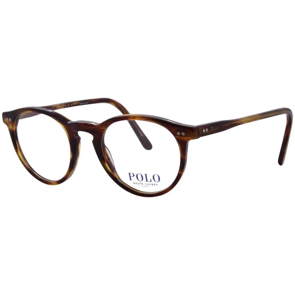 Polo Ralph Lauren Eyeglasses PH2083 2083 5007 Havana Striped Optical Frame 46mm