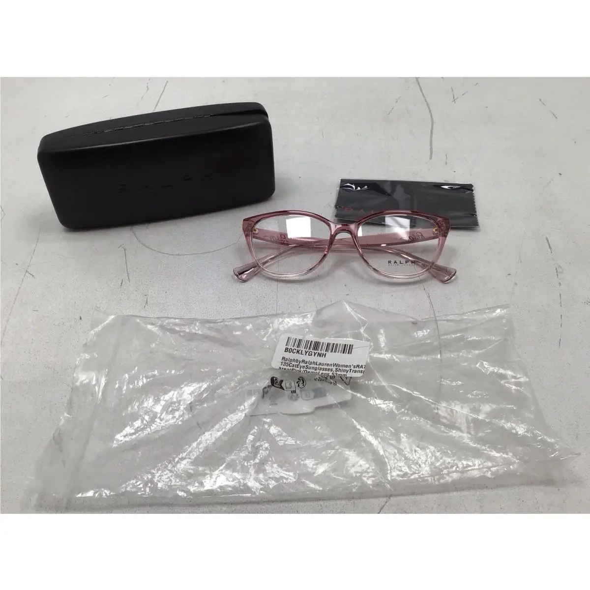 Ralph By Ralph Lauren Women’s RA7135 Eyeglasses In Transparent Pink Size 53mm