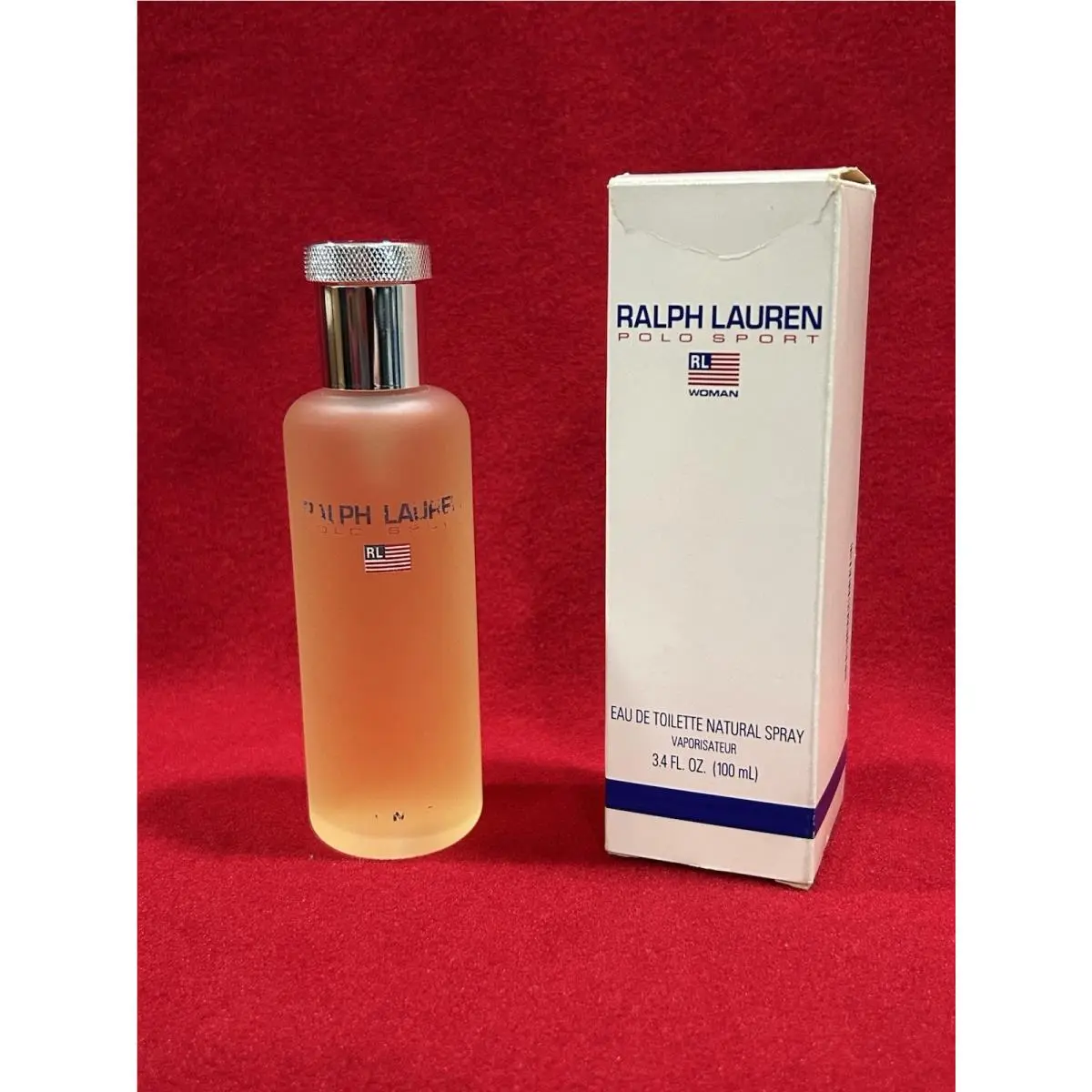 Ralph Lauren Polo Sport Women Edt Natural Spray 100ml 3.4 Fl Oz