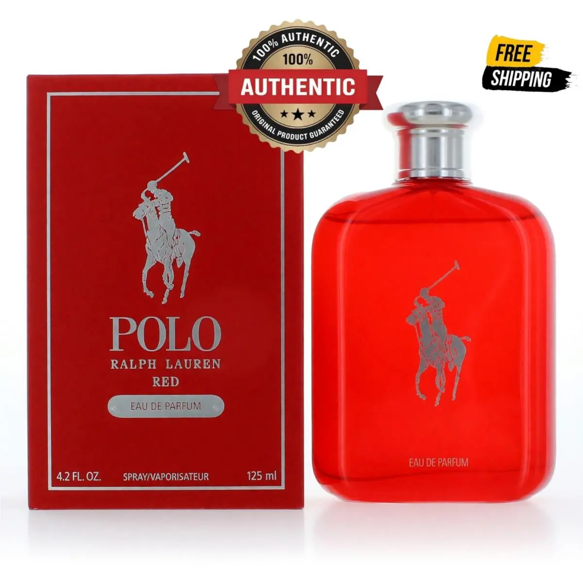 Polo Red by Ralph Lauren 4.2 oz Edp Spray For Men