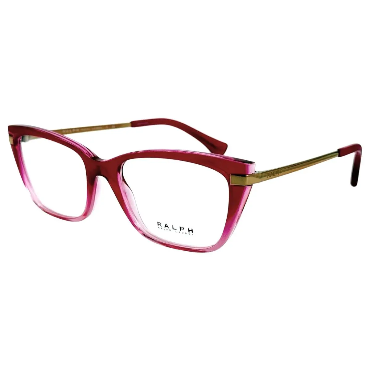Ralph Lauren RA7119 Womens Plastic Eyeglass Frame 5842 Gradient Burgundy 52-17