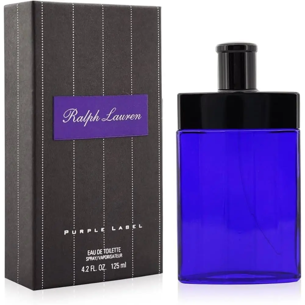Ralph Lauren Purple Label 4.2 oz - 125ml Edt Spray / / Rare /