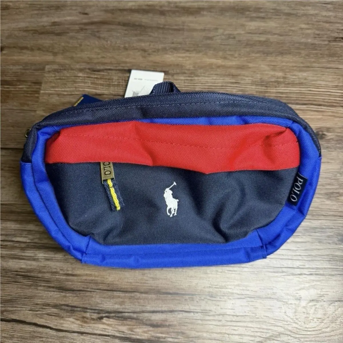 Polo Ralph Lauren Belt Waist Bag Fanny Pack Multi Color Whitepolo Horse