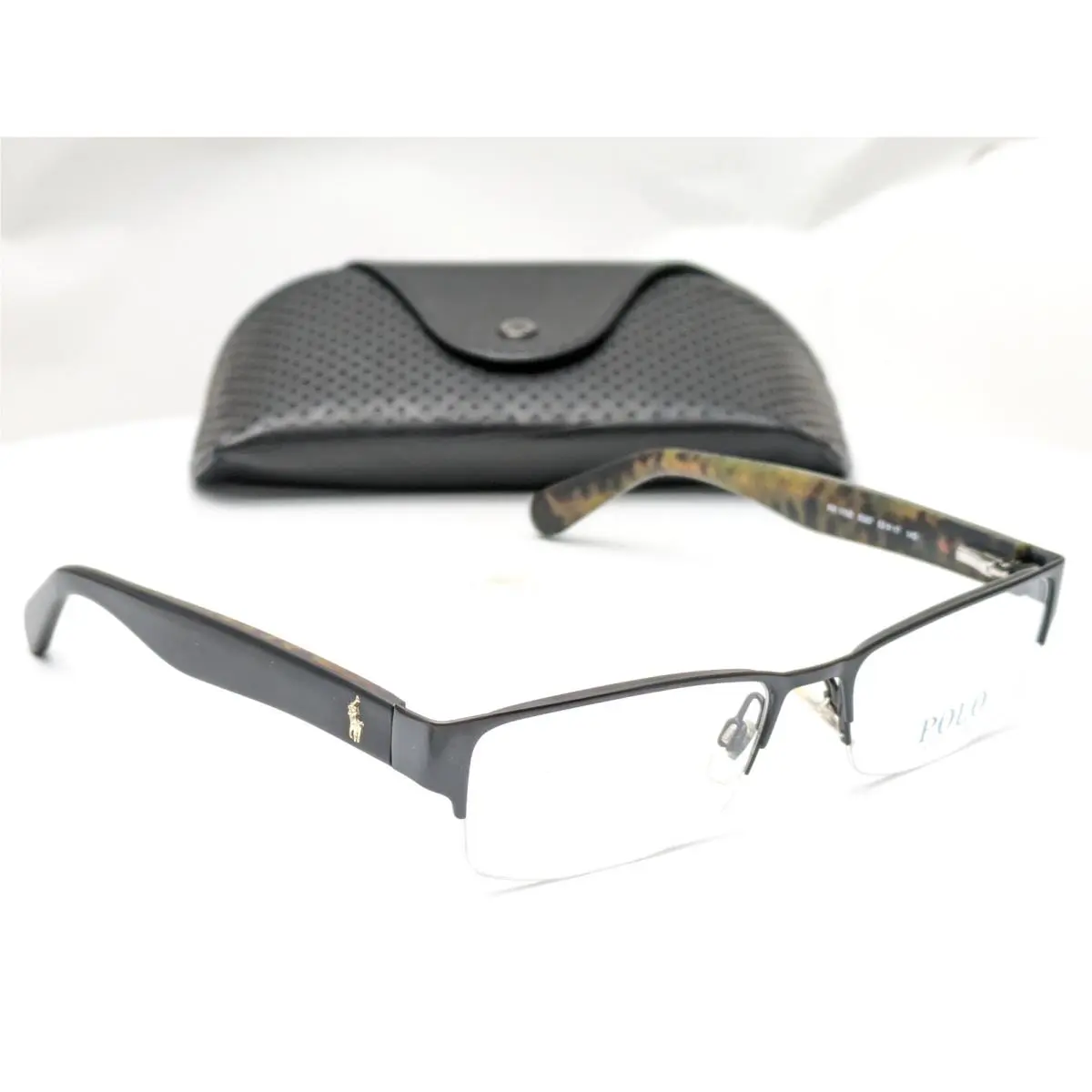 Polo Ralph Lauren PH1158 9267 Semi Shiny Black Men`s Eyeglasses Frames 53-17-145