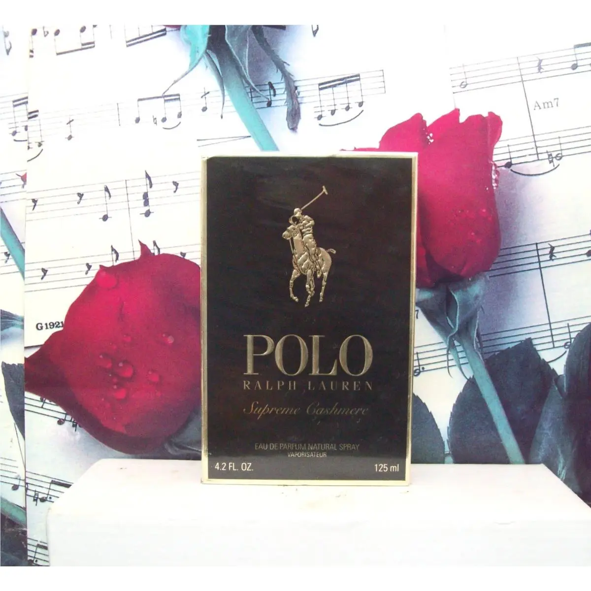 Ralph Lauren Polo Supreme Cashmere 4.2 Oz. Edp Spray. Box