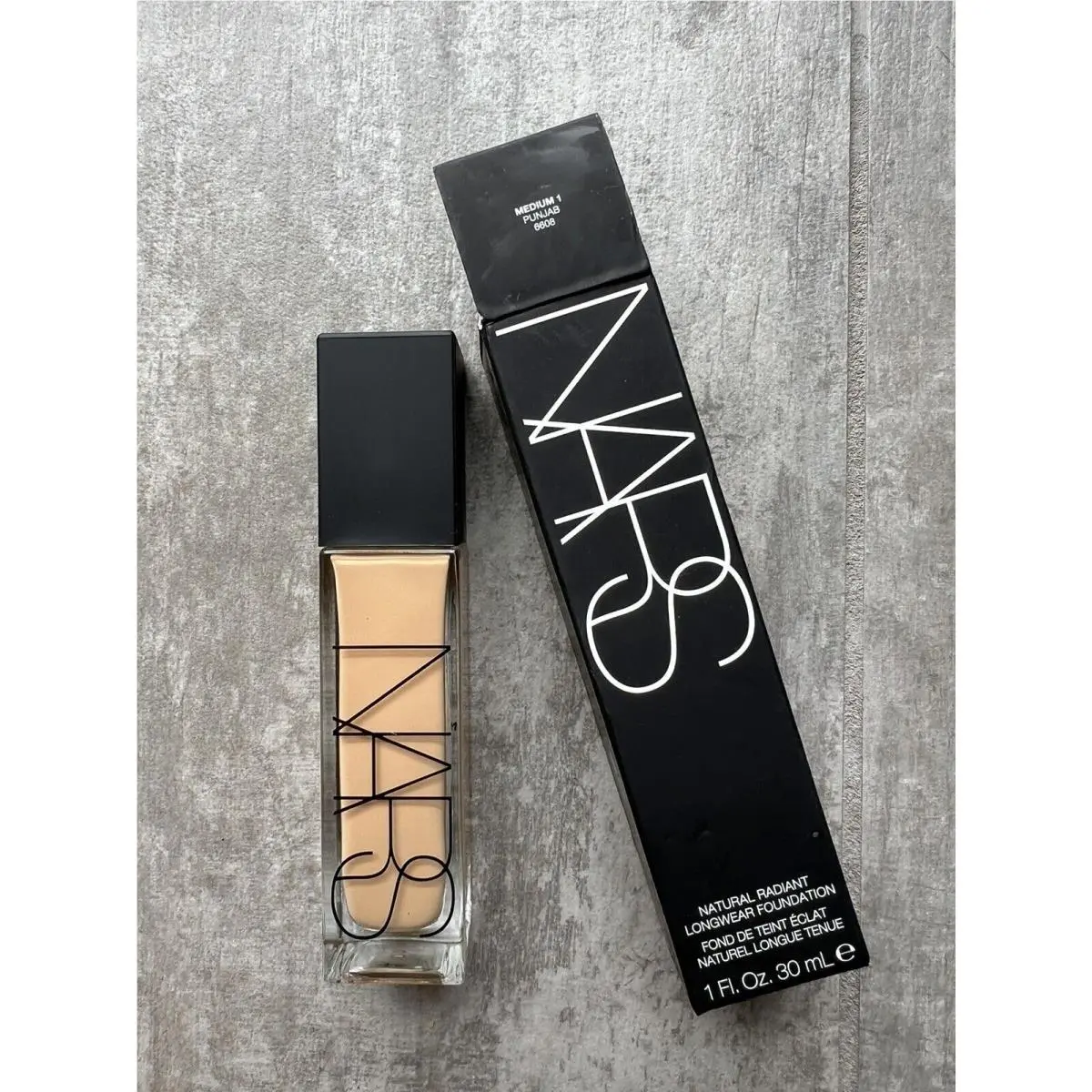 Nars Natural Radiant Longwear Foundation Medium 1 Punjab 6608 1oz 30ml Full Size