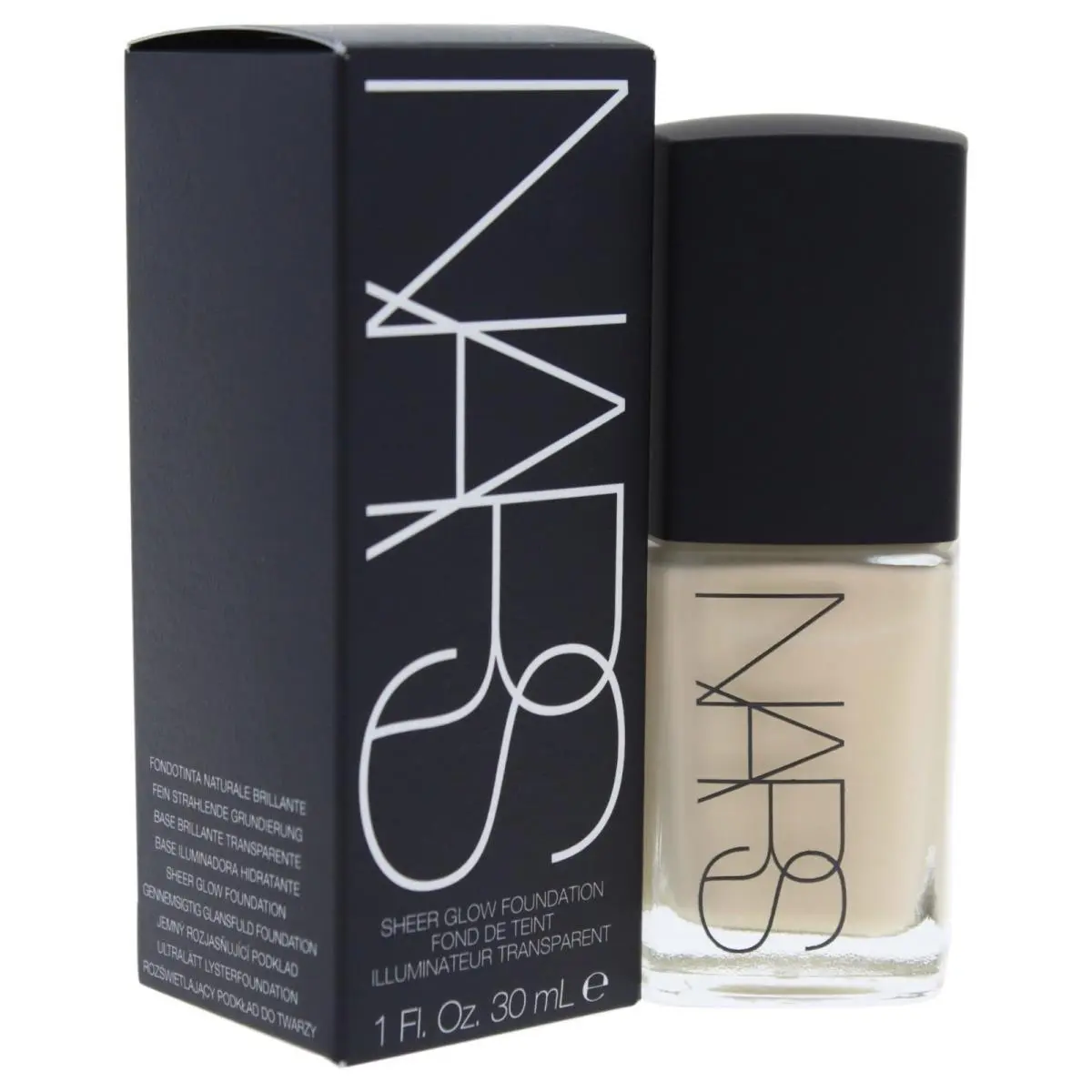 Nars Sheer Glow Foundation Siberia Light 0 Full Size 1 Oz