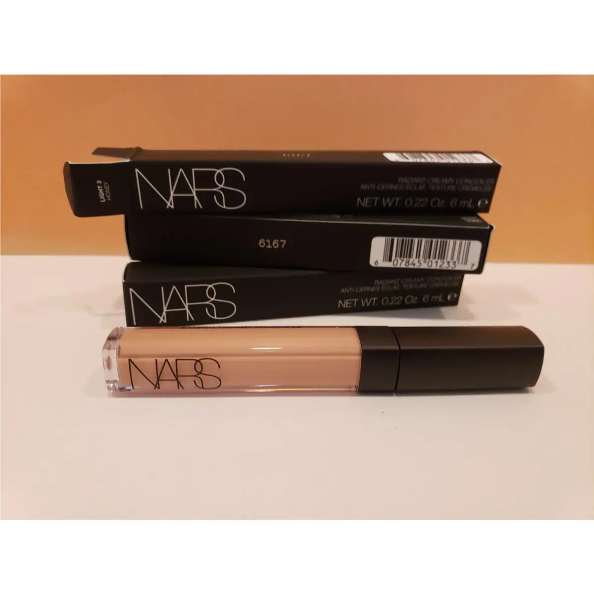 Nars Lot 3 Radiant Creamy Concealer Light 3 Honey 0.22 oz