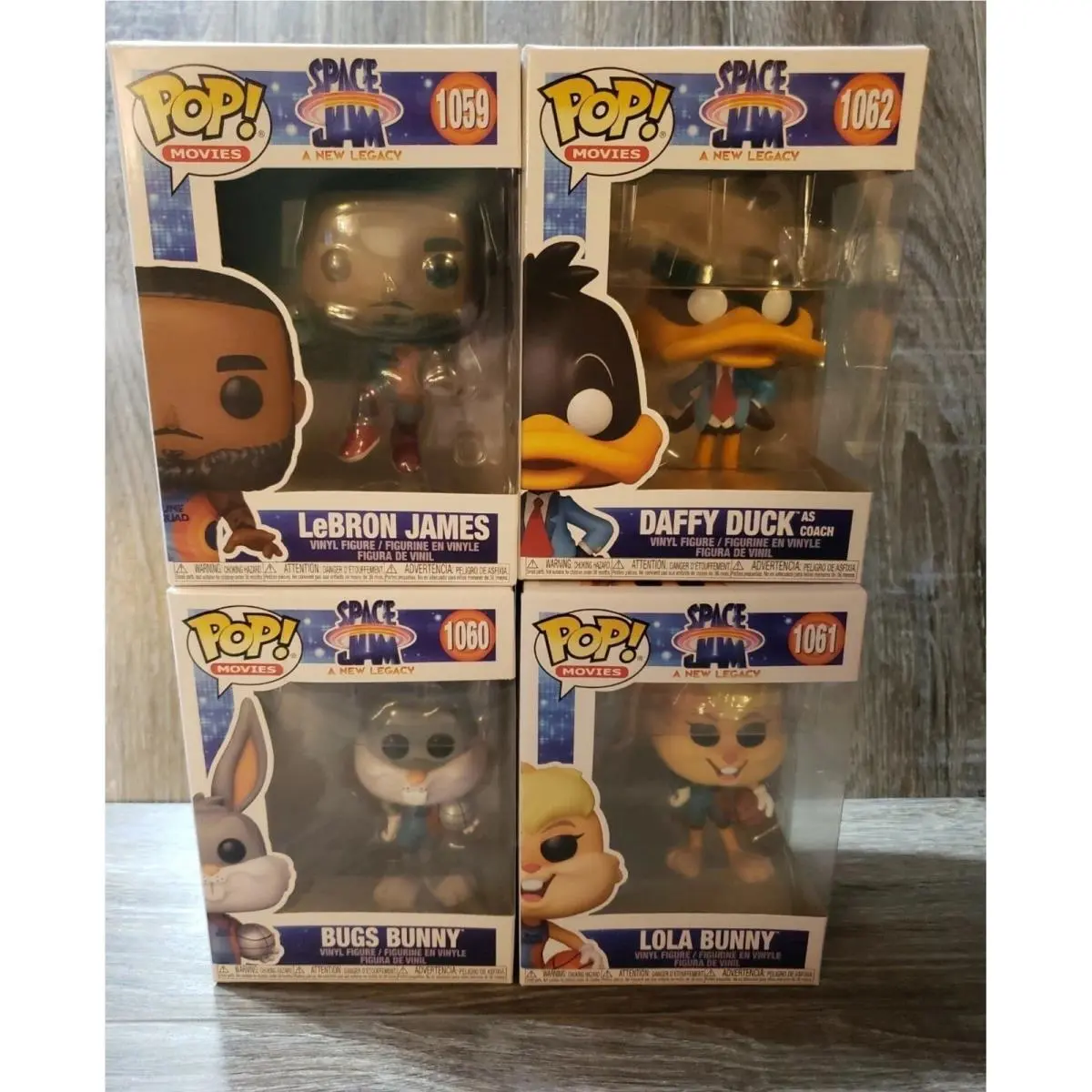 Funko Pop Space Jam A Legacy Set Lebron James Bugs Lola Bunny Daffy Duck 4pk