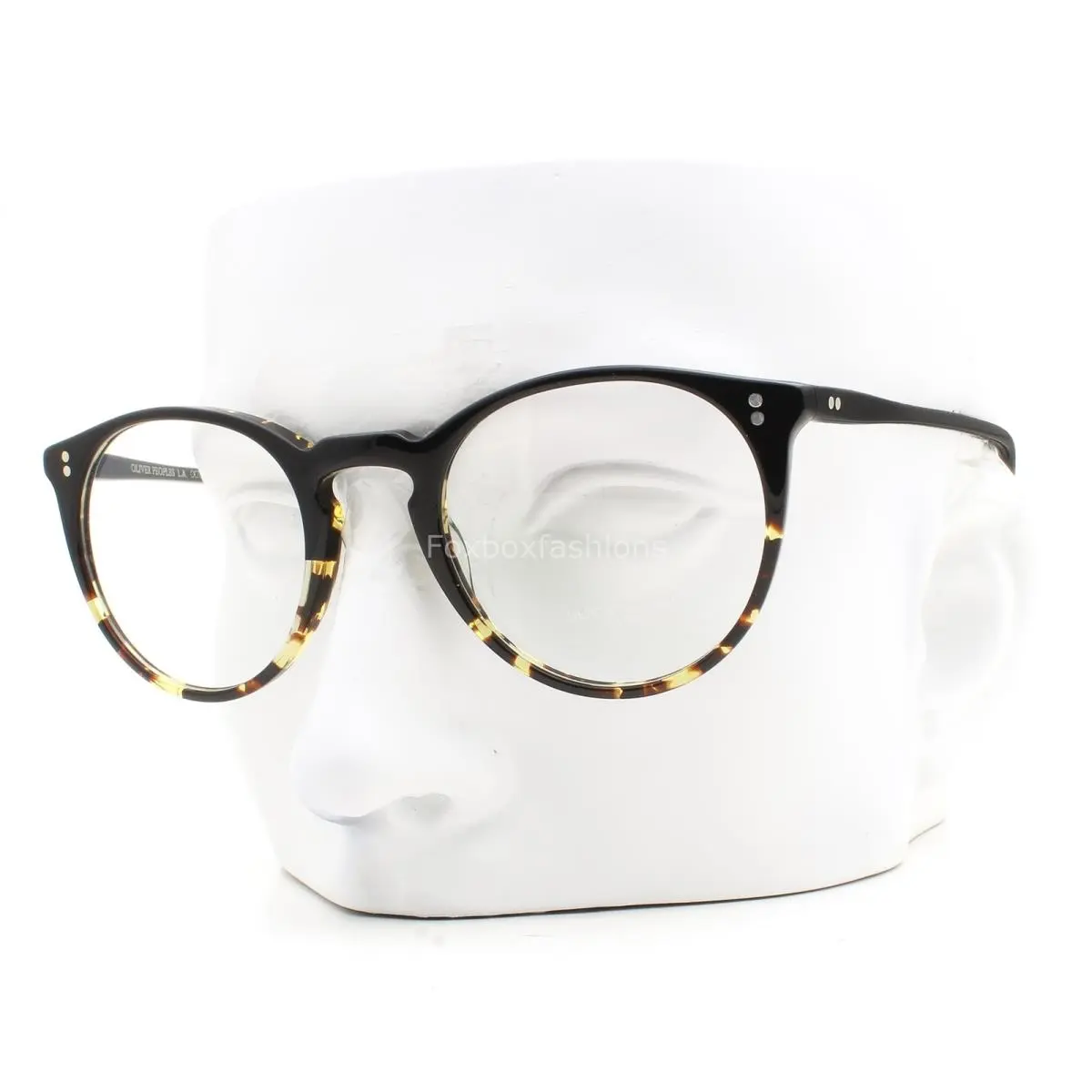 O`malley Eyeglasses Glasses OV5183 Black Brown Havana 47mm W/case by Oliver Peoples