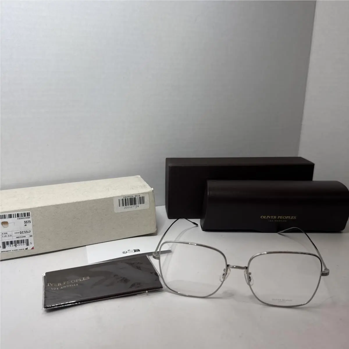 0OV1348T Noralee 5036 Silver Titanium Glasses 55 16 145 Demo Lens by Oliver Peoples