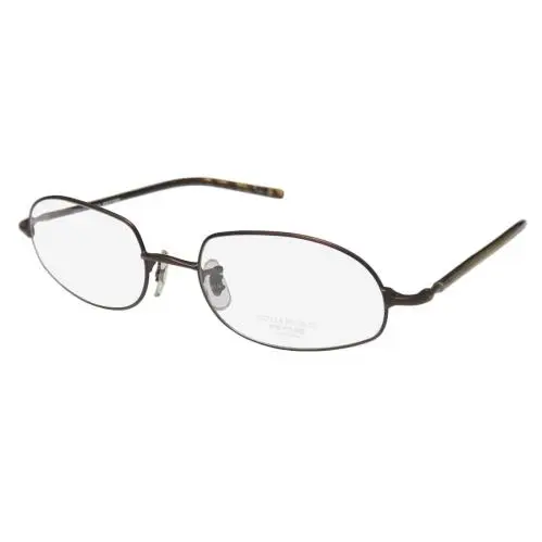 Oliver Peoples Cupie Glasses Mbi Brown Unisex Geometric Metal Plastic