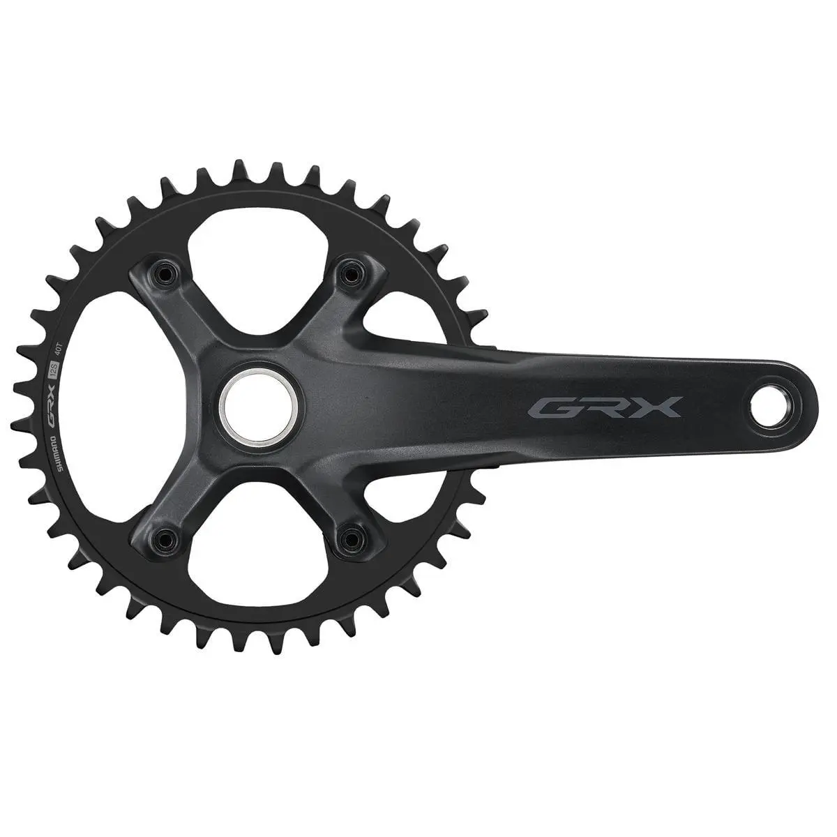 Shimano Grx FC-RX610-1 Crankset Black 1 x 12 Hollowtech II