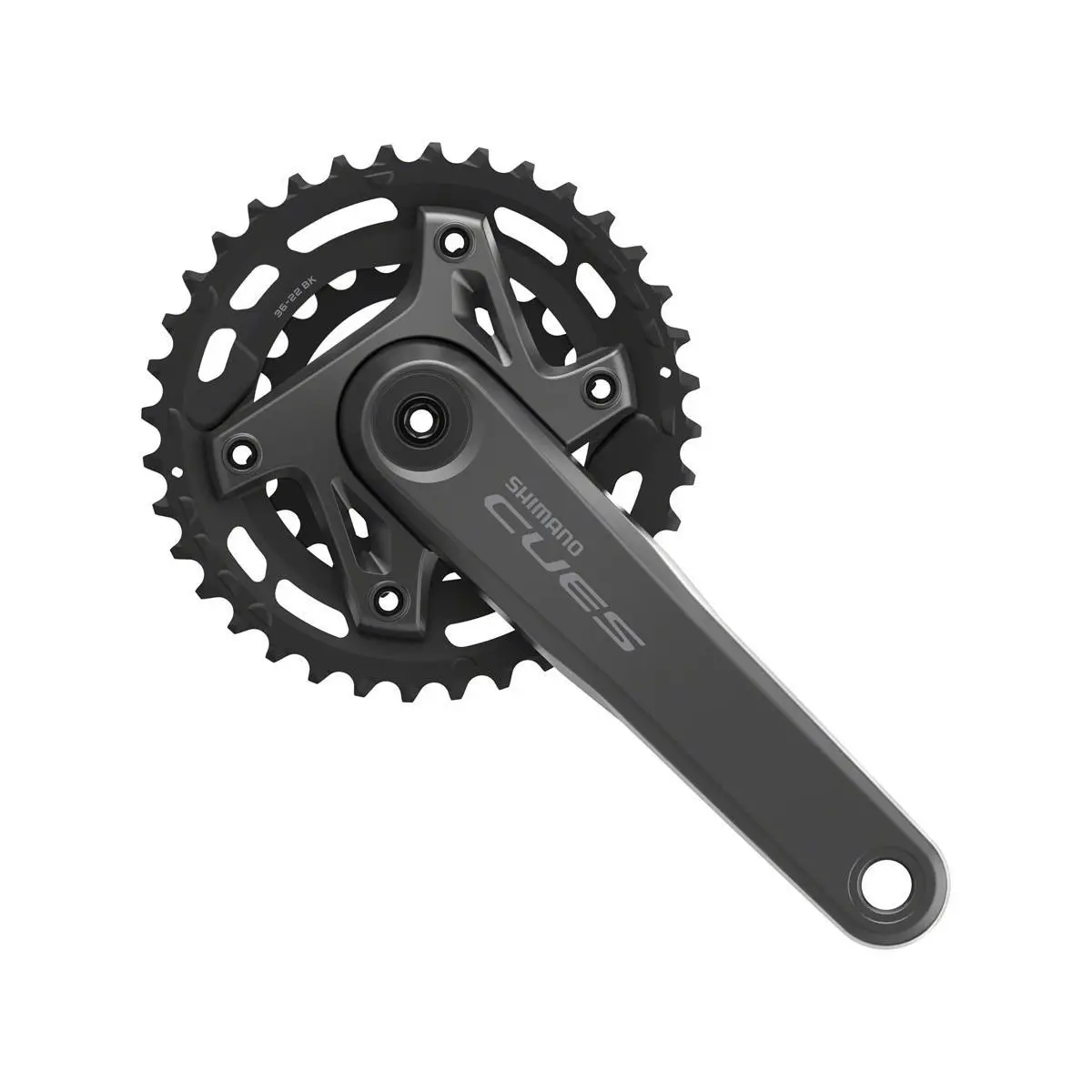 Shimano Cues FC-U6000-2B Crankset Black 2 x 9/10/11 Speed