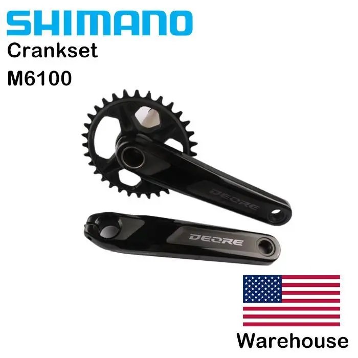 Shimano Deore FC-M6100 Crankset 170mm 12 Speed 32t Bottom Bracket BB52 MT500