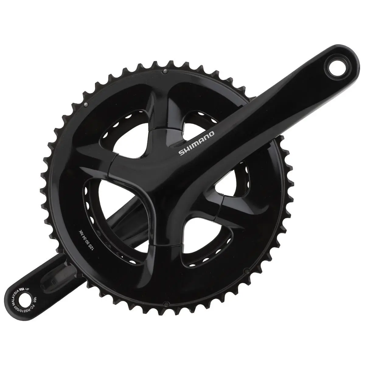 Shimano FC-RS520 Crankset Black 2 x 12 Speed