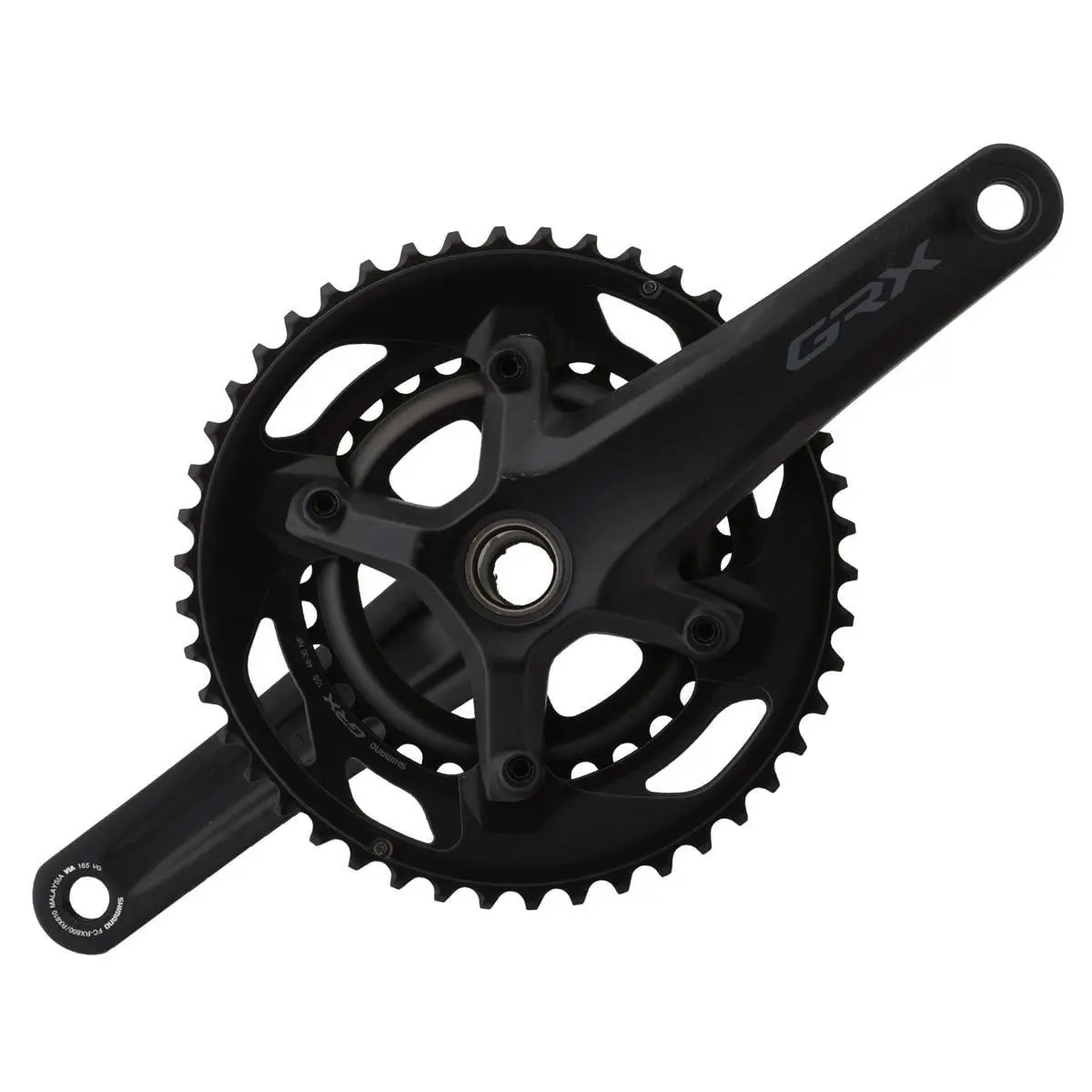 Shimano Grx FC-RX600 Crankset Black 2 x 10 Speed Hollowtech II