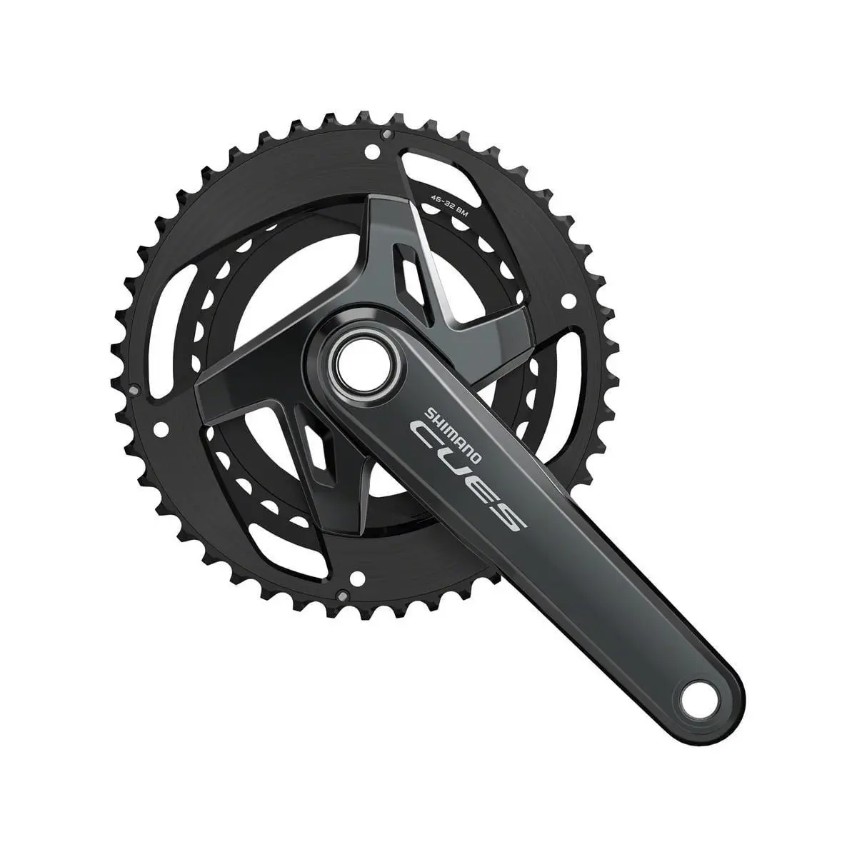 Shimano Cues FC-U8000-2 Crankset Black 2 x 11 Speed