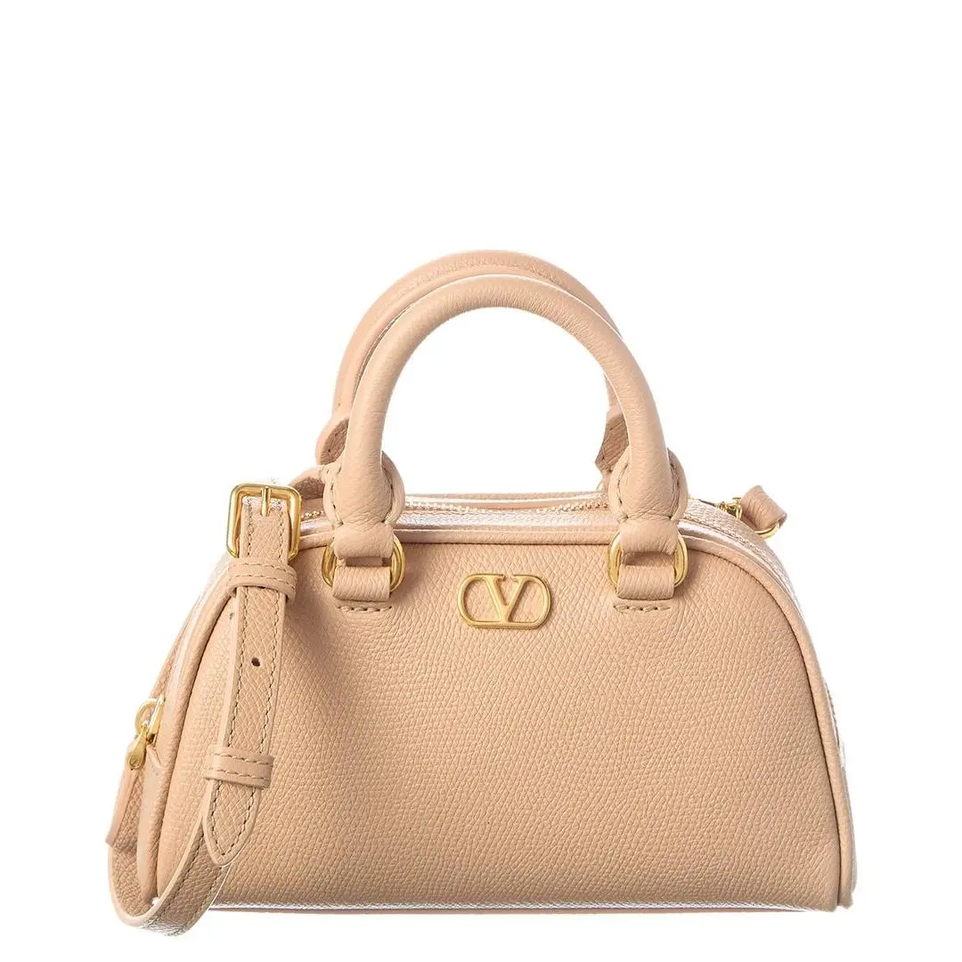 Vlogo Signature Mini Leather Clutch Women`s Pink by Valentino