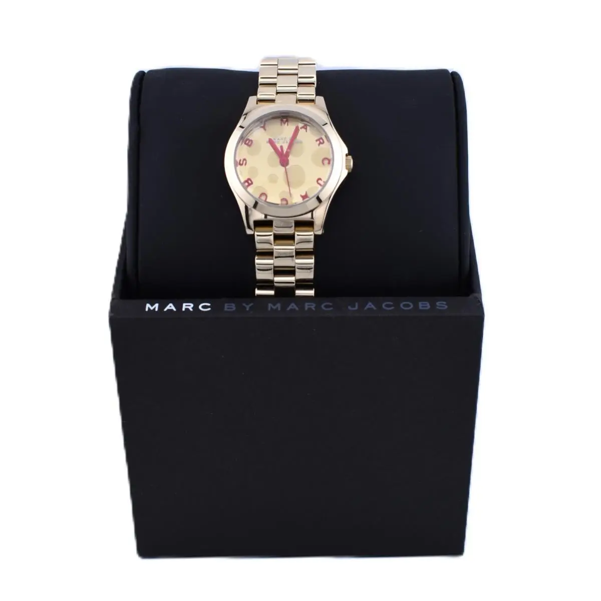 Marc Jacobs Henry 28mm Gold Tone Stainless Steel Womens Watch MBM3270