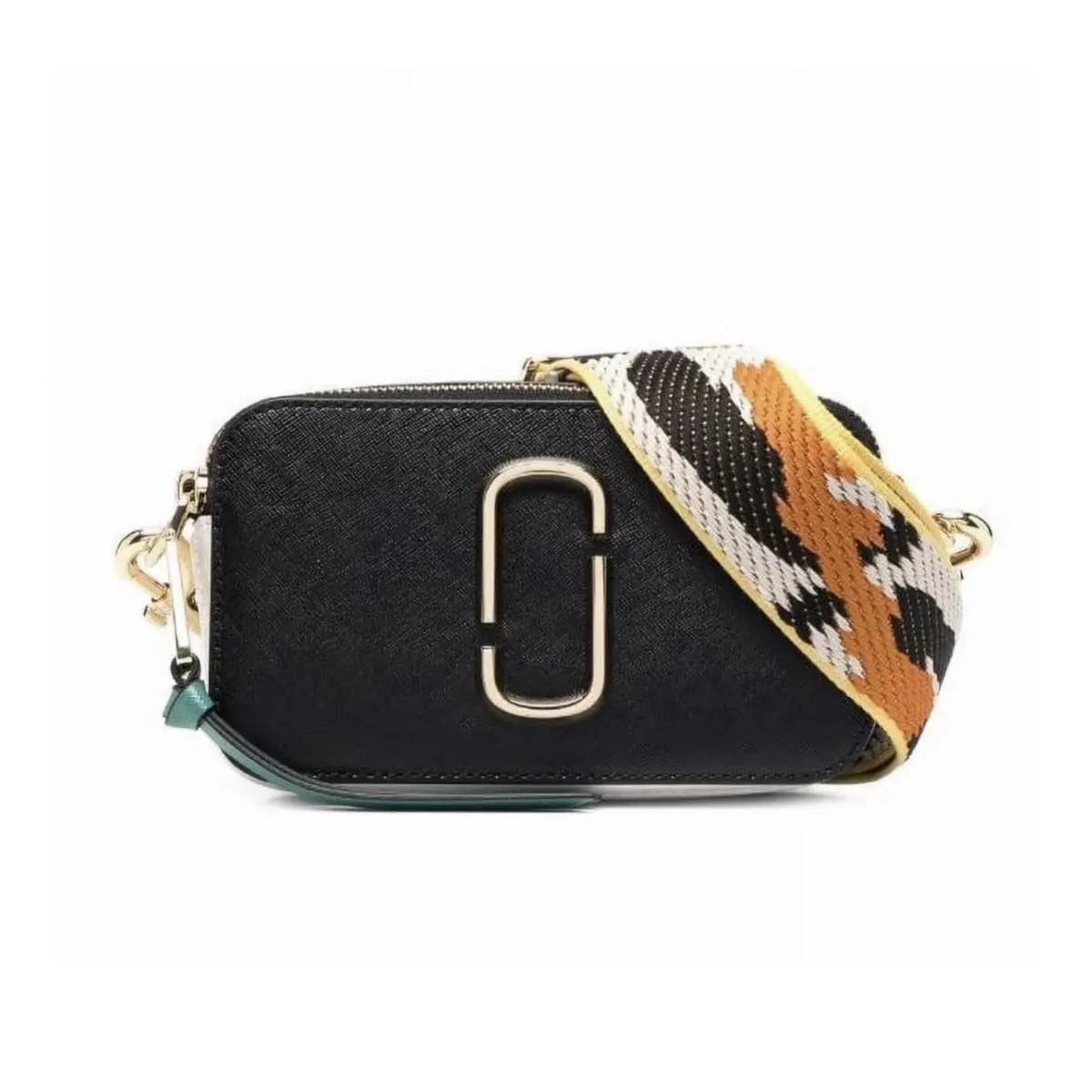 Marc Jacobs Women`s Snapshot Crossbody Bag Black Honey Ginger One Size M0012007