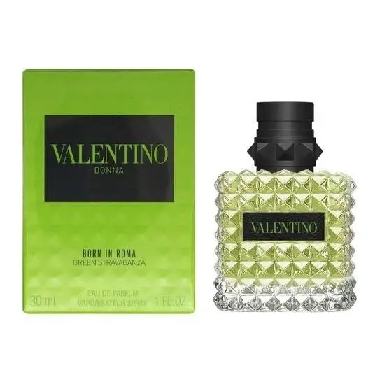 Born In Roma Green Stravaganza  Box For Women 1 Oz Eau De Parfum by Valentino