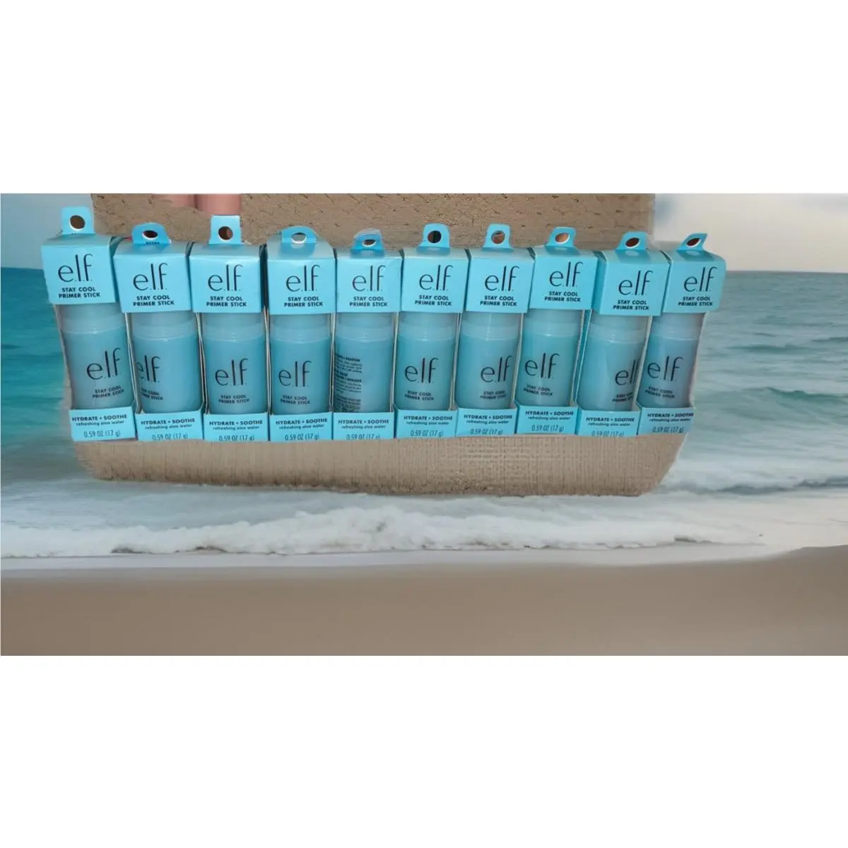 E.l.f. Stay Cool Primer Stick Hydrate Soothe Refreshing Aloe Water 0.59oz 10 Pk