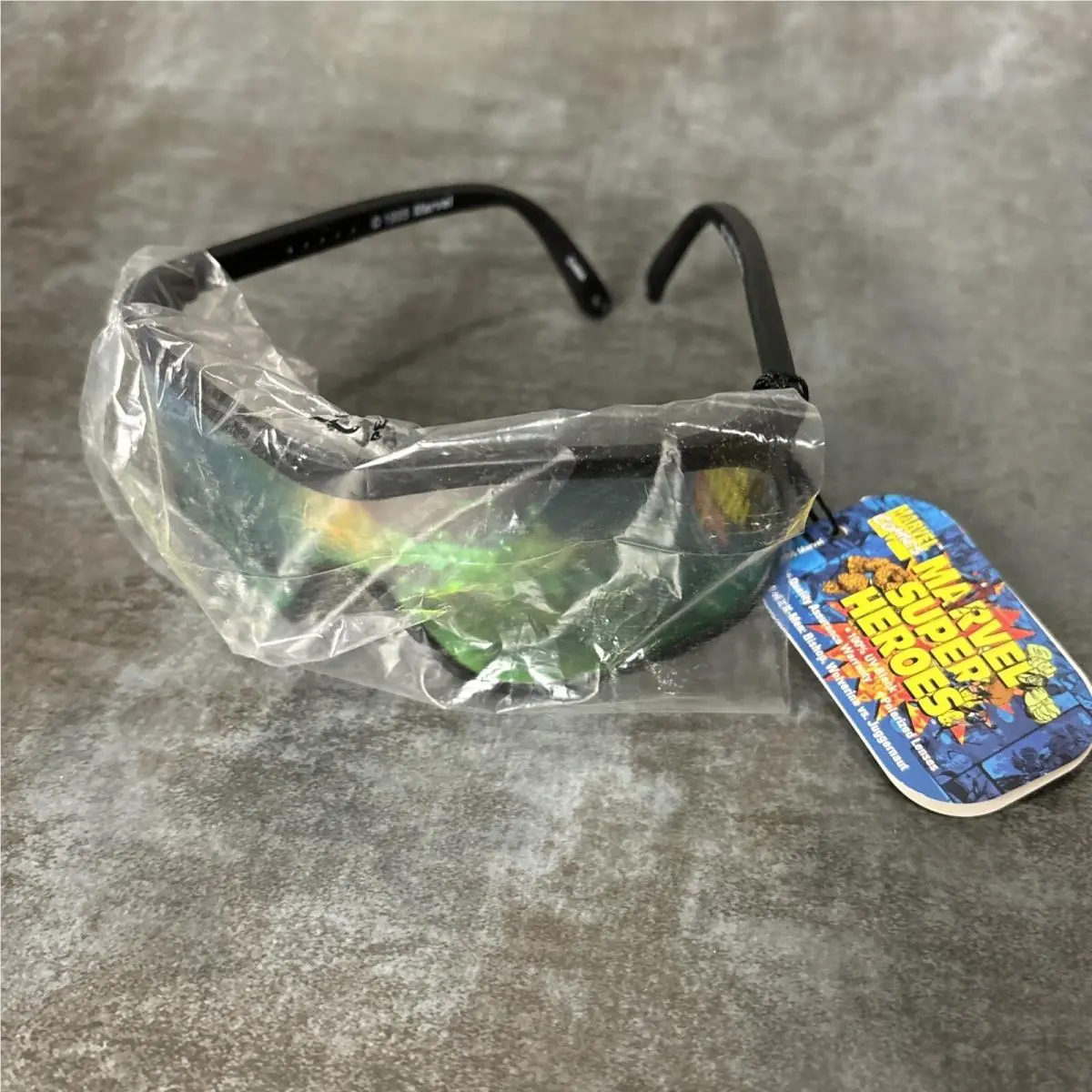 Vintage Marvel Polaroid Wolverine Juggernaut Holographic Sunglasses 90s 1995