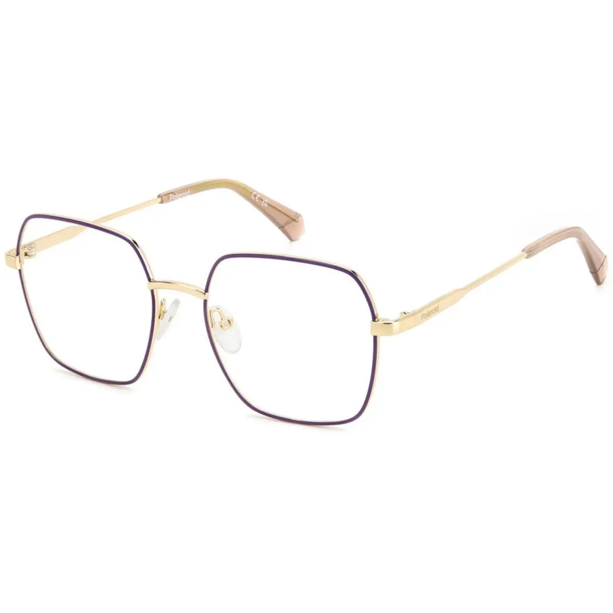Polaroid Pld D 530 Gold Violet S9E Size 54 Eyeglasses
