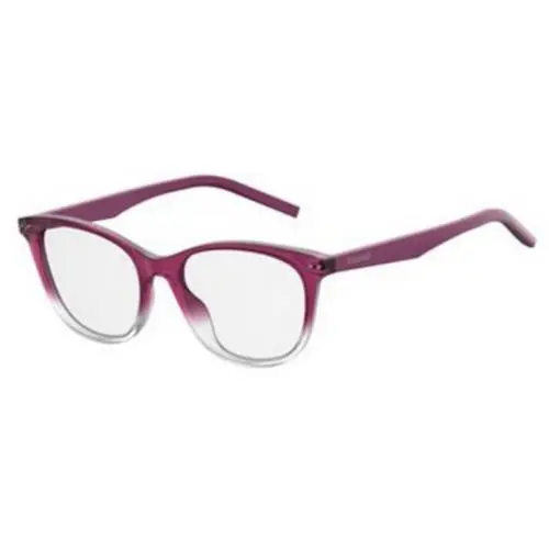 Polaroid Eyeglasses Pld D313 Matte Burgundy Clear 51-17-145 PLDD313-LHF-51MM