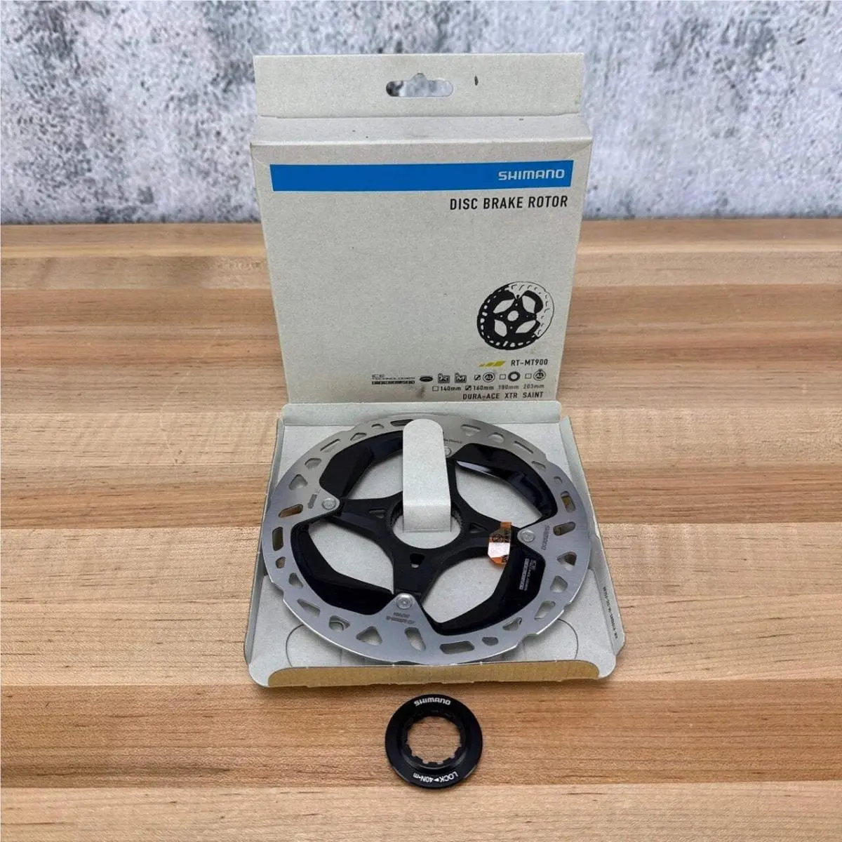 Shimano RT-MT900-S 160mm Center-mount Disc Brake Rotor 108g