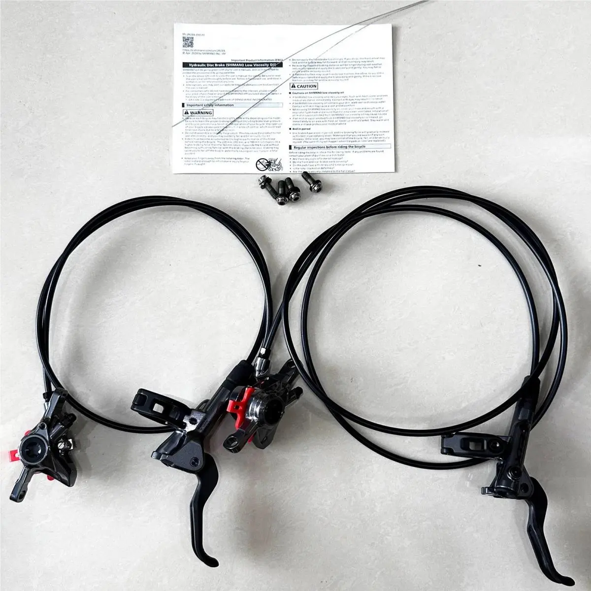 Shimano Xtr M9200 Hydraulic Disc Brake Set BL-M9200 Lever BR-M9200 Caliper Mtb