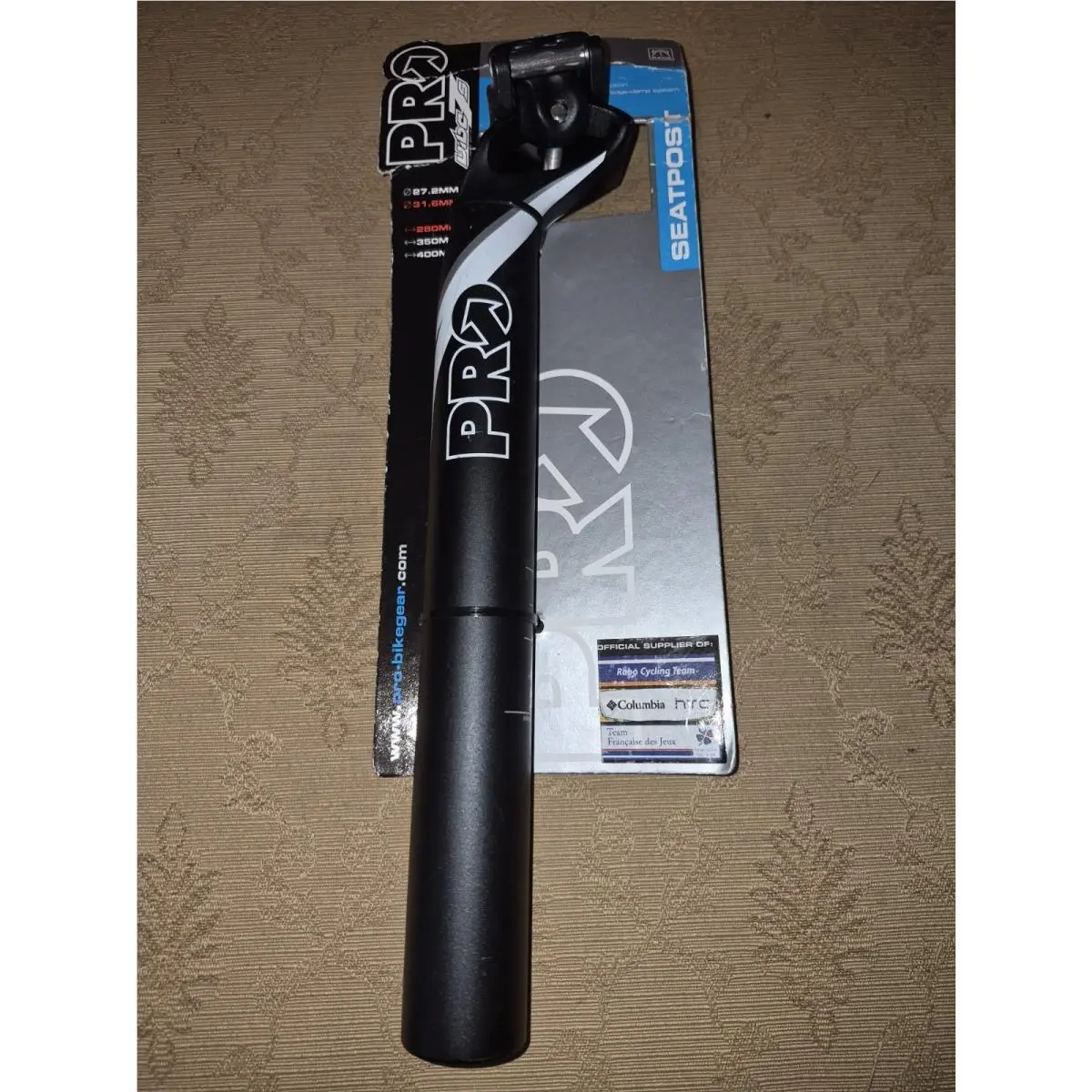 Shimano Pro Vibe Seatpost Offset 31.6mm x 280mm Aluminum Black 255g