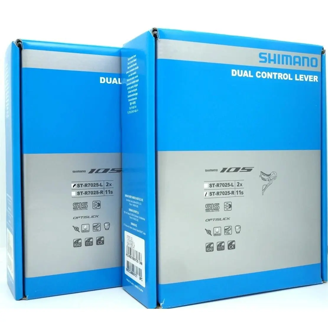 Shimano  - Shimano 105 ST-R7025 - Black (UPC: 689228879102) 1