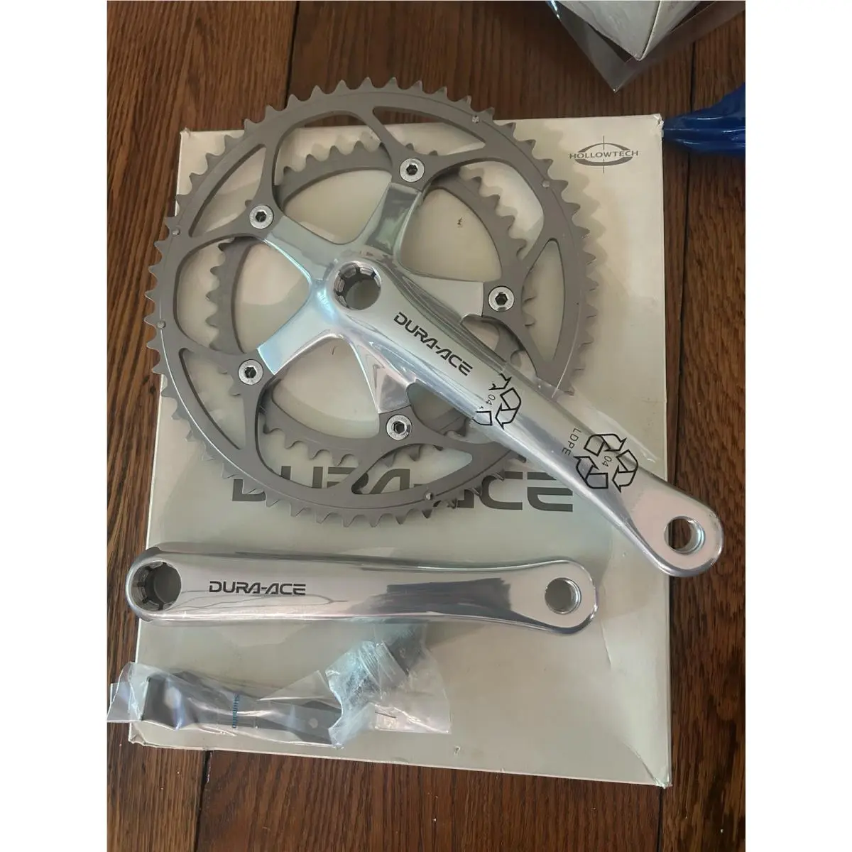 Shimano Dura-ace Crank FC-7701 53/39 175mm 9 Speed Octalink Hollowtech Nos