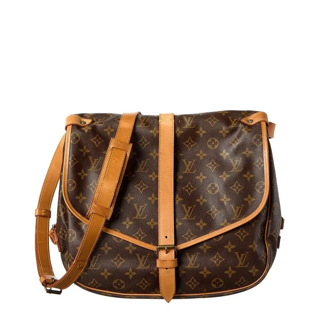 Louis Vuitton Monogram Canvas Saumur Pre-loved Women`s Brown
