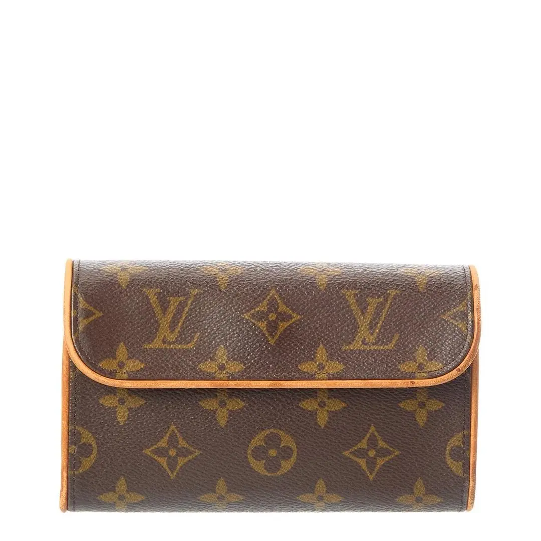 Brown Monogram Canvas Florentin Pochette Pre-loved by Louis Vuitton