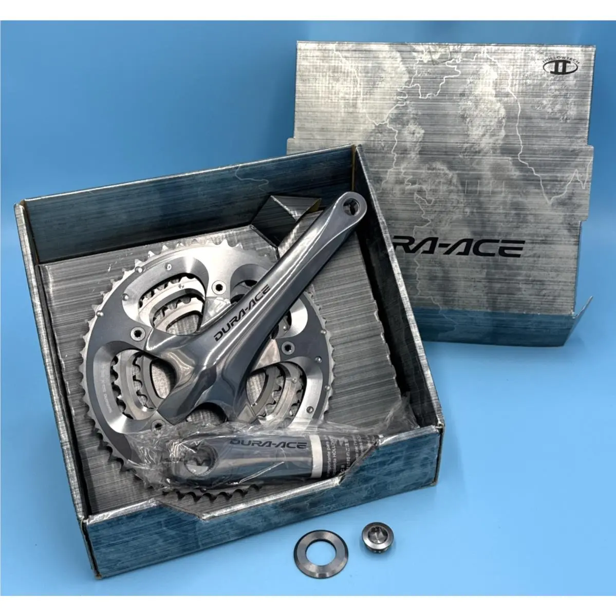 Nos Shimano Dura-ace 7800 FC-7803 175mm 3x10-Speed Crankset