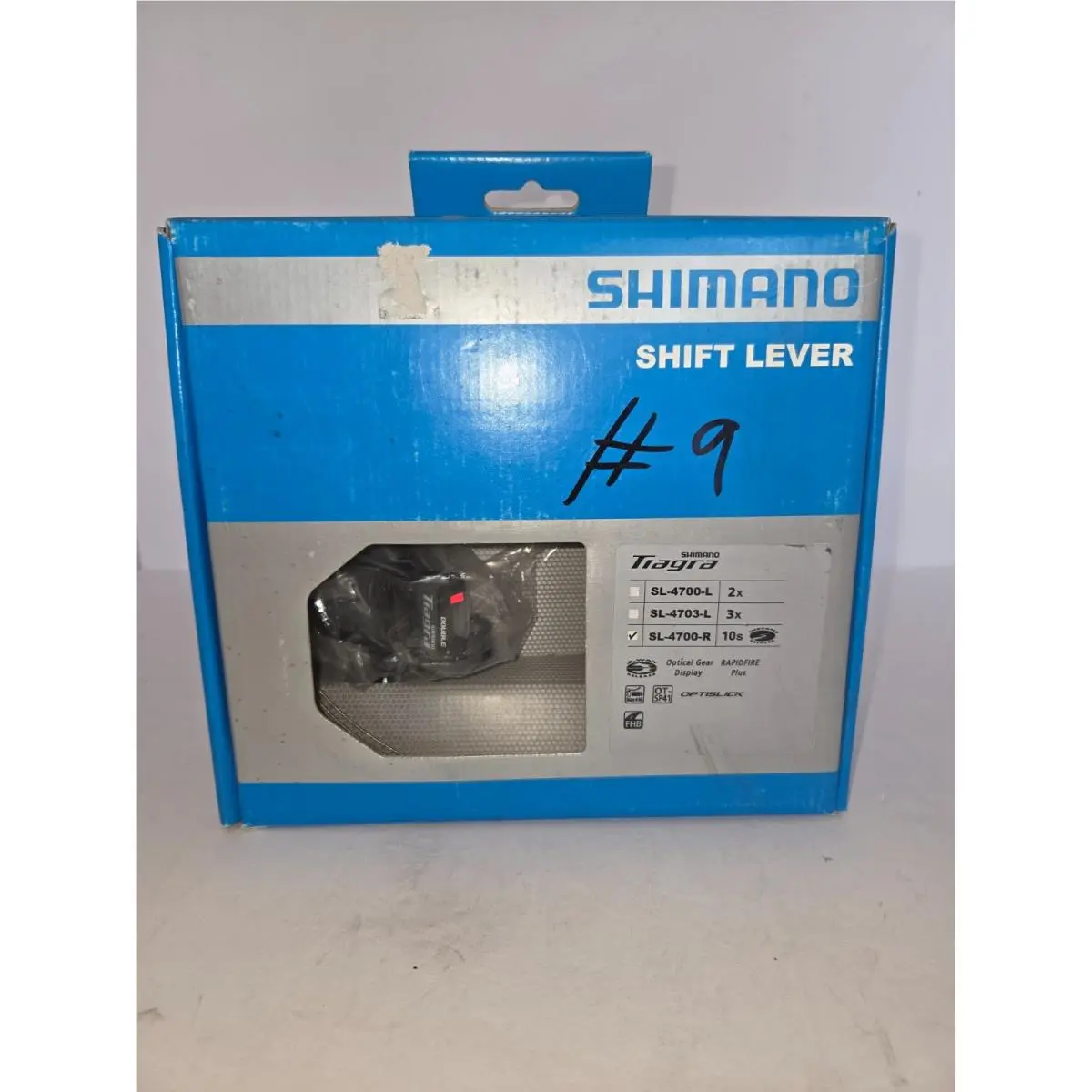 Shimano Tiagra SL-4700-R 10s Double Rapidfire Plus Optislick Shifter Pods 9