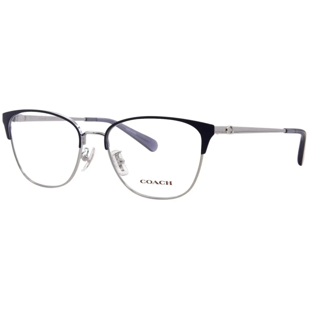 Coach HC5202 9481 Eyeglasses Women`s Silver/blue Full Rim Cat Eye 54mm