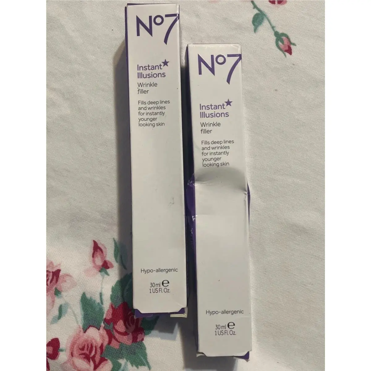 2  Instant Illusions Wrinkle Filler - 1 oz Each For Younger Skin Retired by No7
