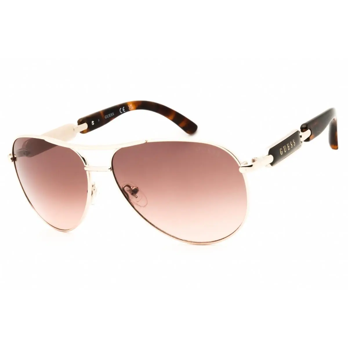 GU7295 32W Gold/brown Gradient 60-14-135 Sunglasses by Guess
