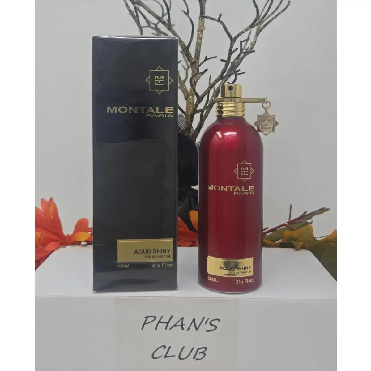 Montale Aoud Shiny 3.3oz Eau de Parfum Chypre Floral Perfume For Men Women