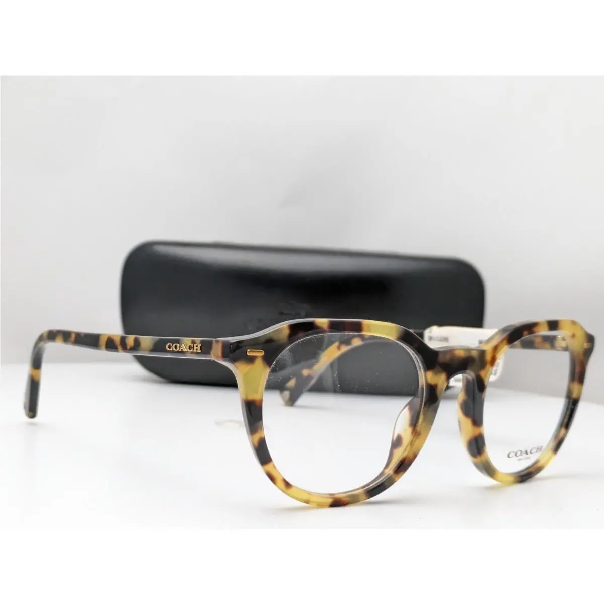 Coach HC6189U 5171 Tokyo Tortoise Men`s Eyeglasses Frames 50-21-145