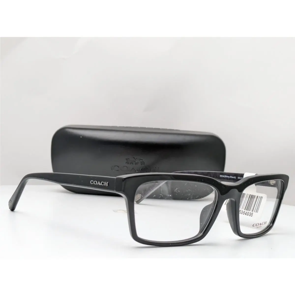 Coach HC6169U 5634 Shiny Black Unisex Eyeglasses Frames 55-18-145