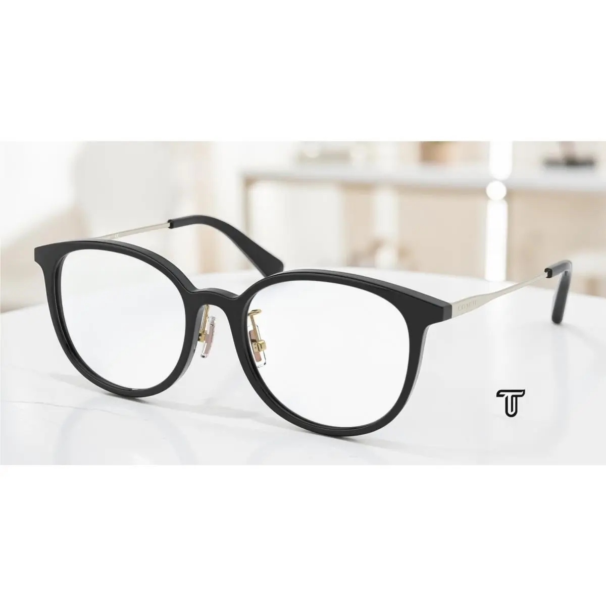 Coach HC6160D 5002 Black Demo Lens 53 mm Women`s Eyeglasses