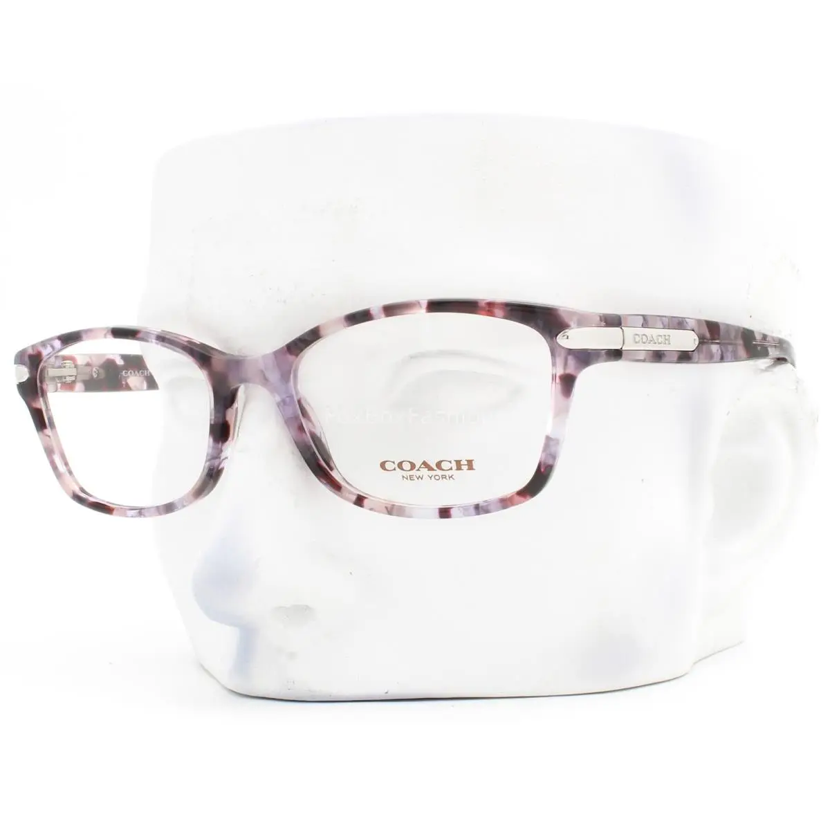 Coach Eyeglasses HC 6025 5548 Glasses Lilac Purple Brown Tortoise 51mm W/case