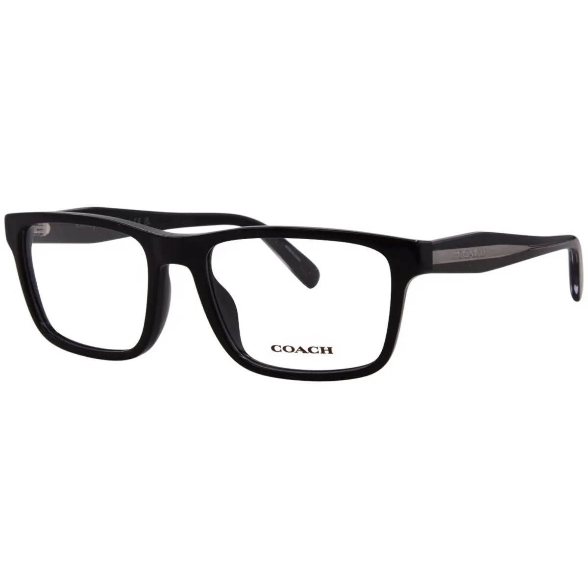 Coach HC6292U 5002 Eyeglasses Men`s Black Full Rim Rectangle Shape 54mm