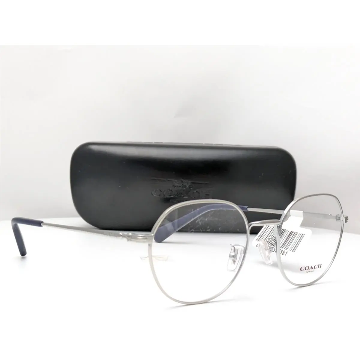 Coach HC5141 9001 Shiny Silver Men`s Eyeglasses Frames 52-20-145