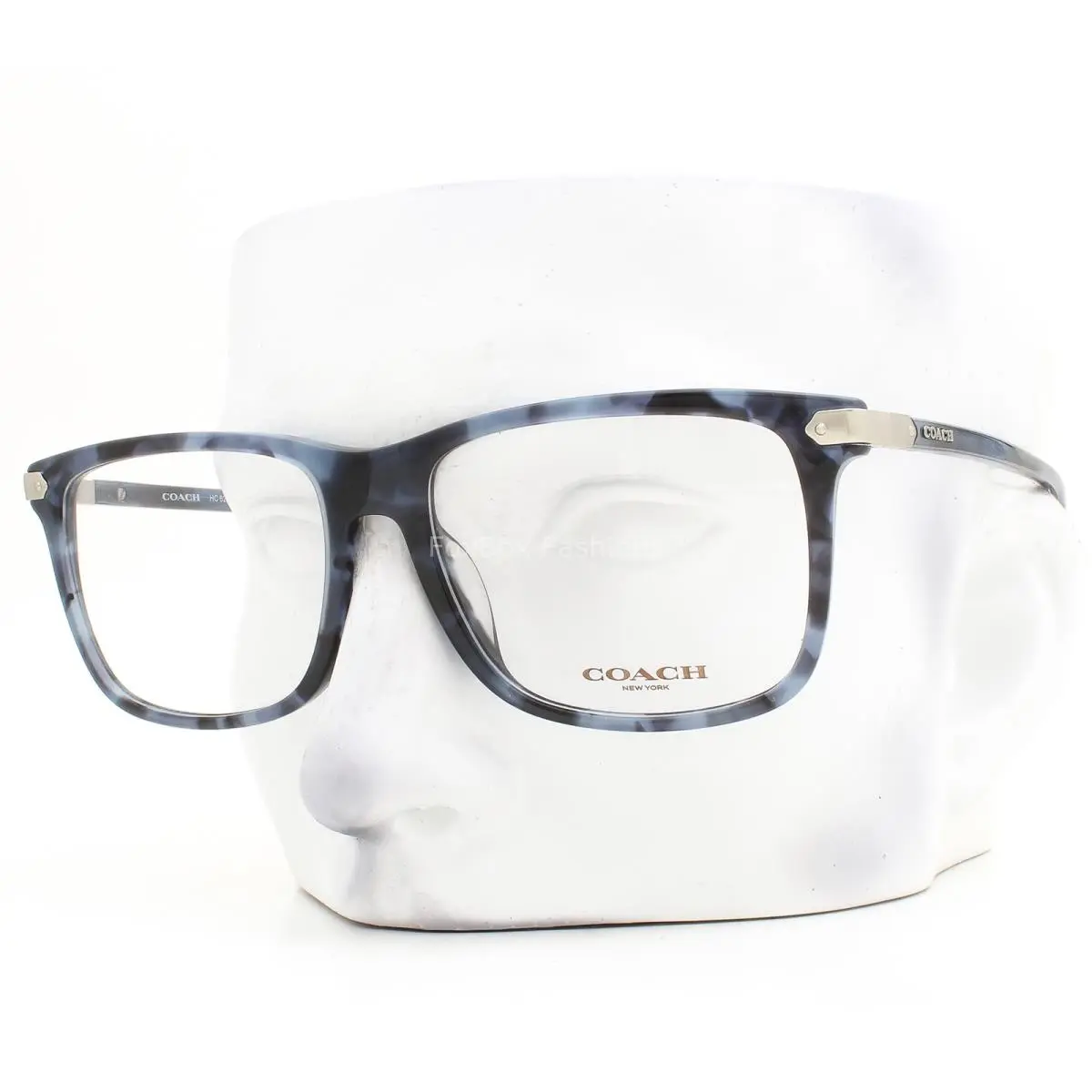 Eyeglasses HC 6228U 5754 Glasses Polished Blue Tortoise 56mm with Case by Coach